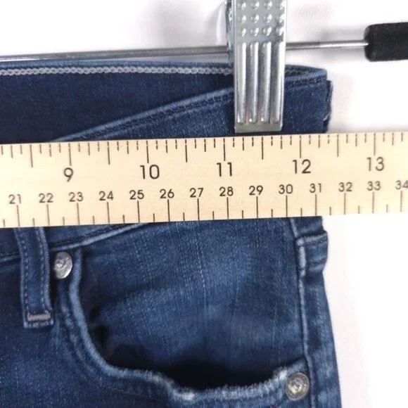 AGOLDE LOS ANGELES SOPHIE CROP Jeans Raw Hem‎ MADE IN USA 🇺🇸 A018-2022 Size 24